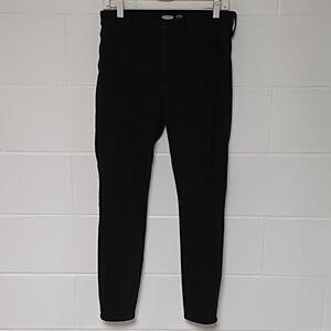 Old Navy Rockstar Black Highrise Skinny Stretch Denim Jeans